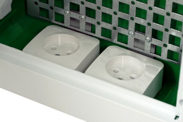 EZ9E312S2FIT City9 Box IT корпус встраиваемый с проз дв. 3ряд/36мод 2 розетки
