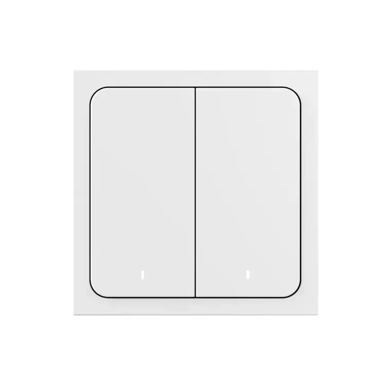 Беспроводной умный выключатель, Яндекс, 2 клавиши, Zigbee (YNDX-00535)