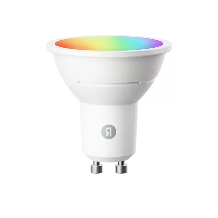 Умная лампочка Яндекс, GU10, RGB, 520 Лм, Matter over Wi-Fi (YNDX-00559)