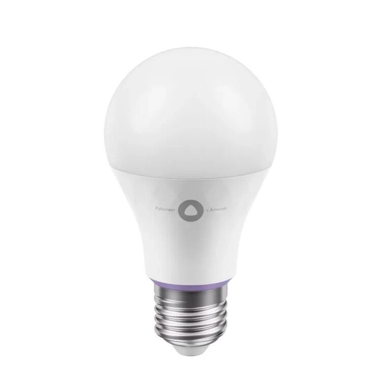 Умная лампочка Яндекс E27, работает с Алисой YNDX-00501