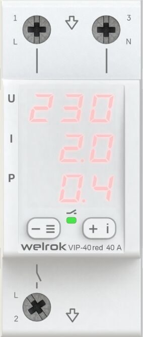 Многофункциональное реле Welrok VIP-40 red Многофункциональное реле Welrok VIP-40 red