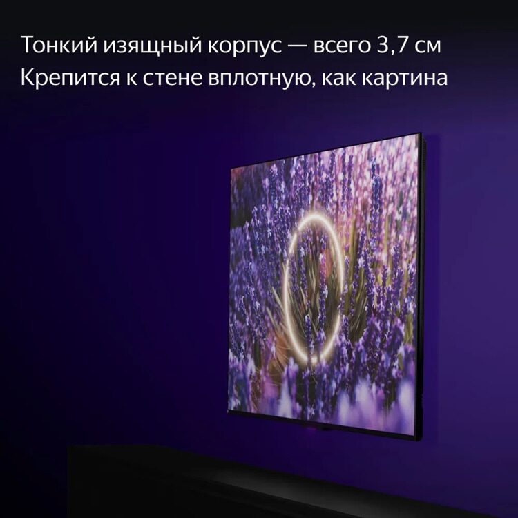 Яндекс Телевизор ТВ Станция Про с Алисой (YNDX-00102K) 65" 4K UHD, серый