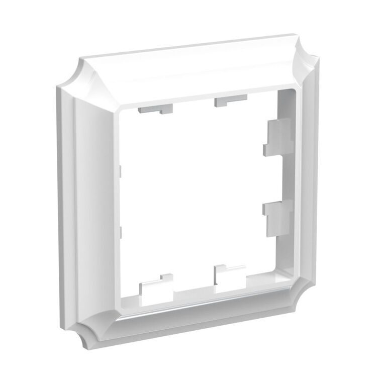 ATN100101 ATLASDESIGN ANTIQUE 1-постовая РАМКА, БЕЛЫЙ